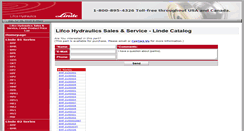 Desktop Screenshot of linde.lifcohydraulics.com